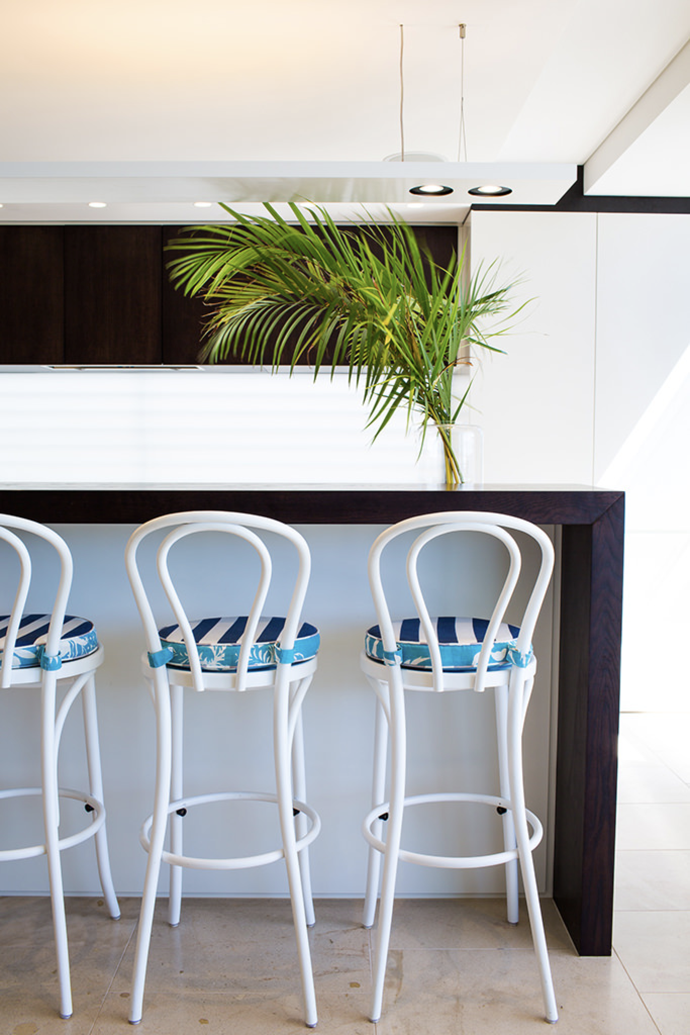 Bespoke interior with curated furnishings and architectural precision