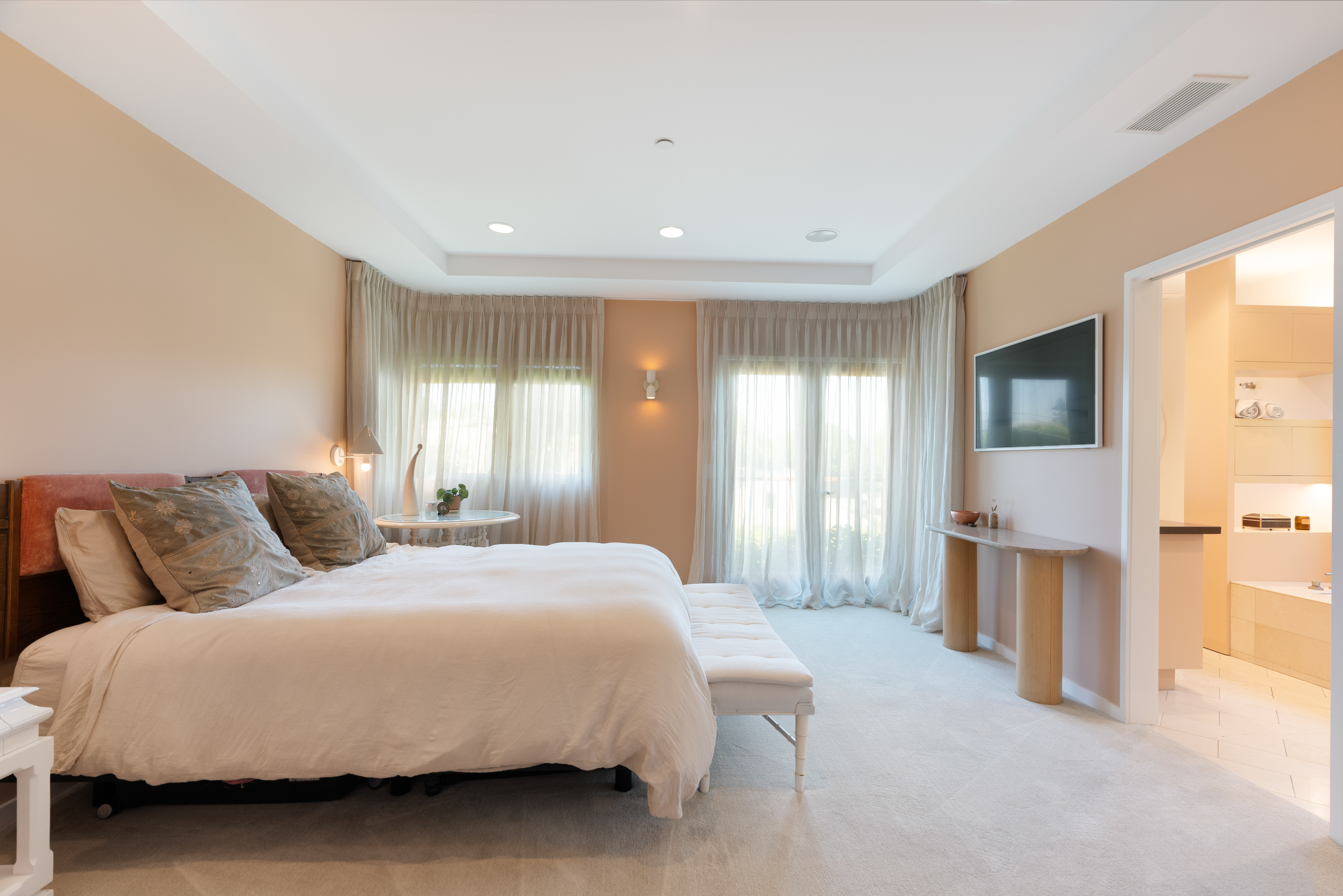 Primary Bedroom Color & Mood Transformation after — Primary Bedroom by Bronwyn Poole