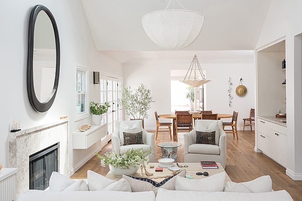 Living & Dining Room Renovation after — Living Room by Bronwyn Poole