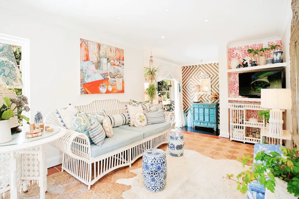 Sunroom Layered Living Transformation after — Sunroom by Bronwyn Poole