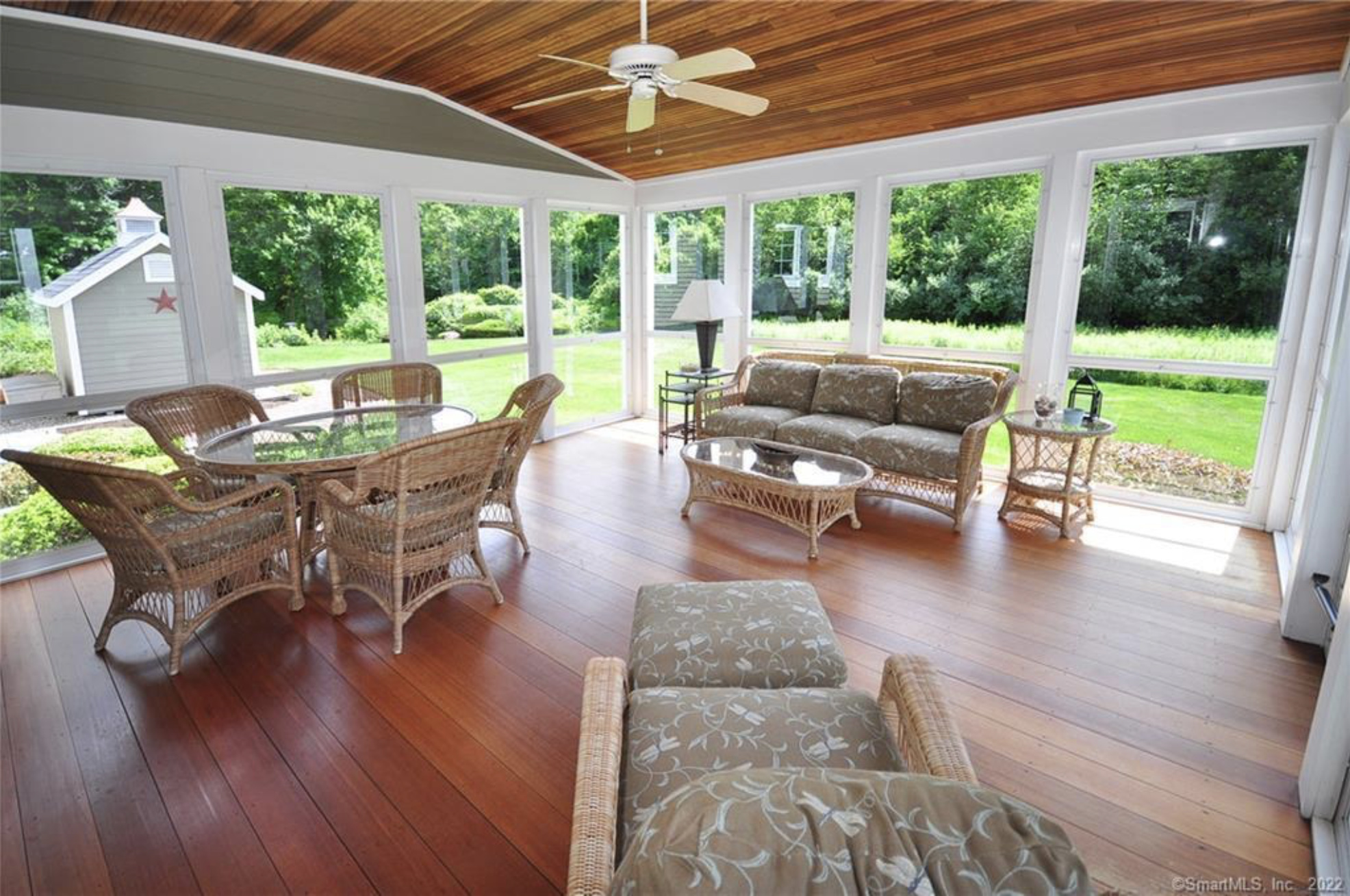 Sunroom White-Out Transformation before — Sunroom design