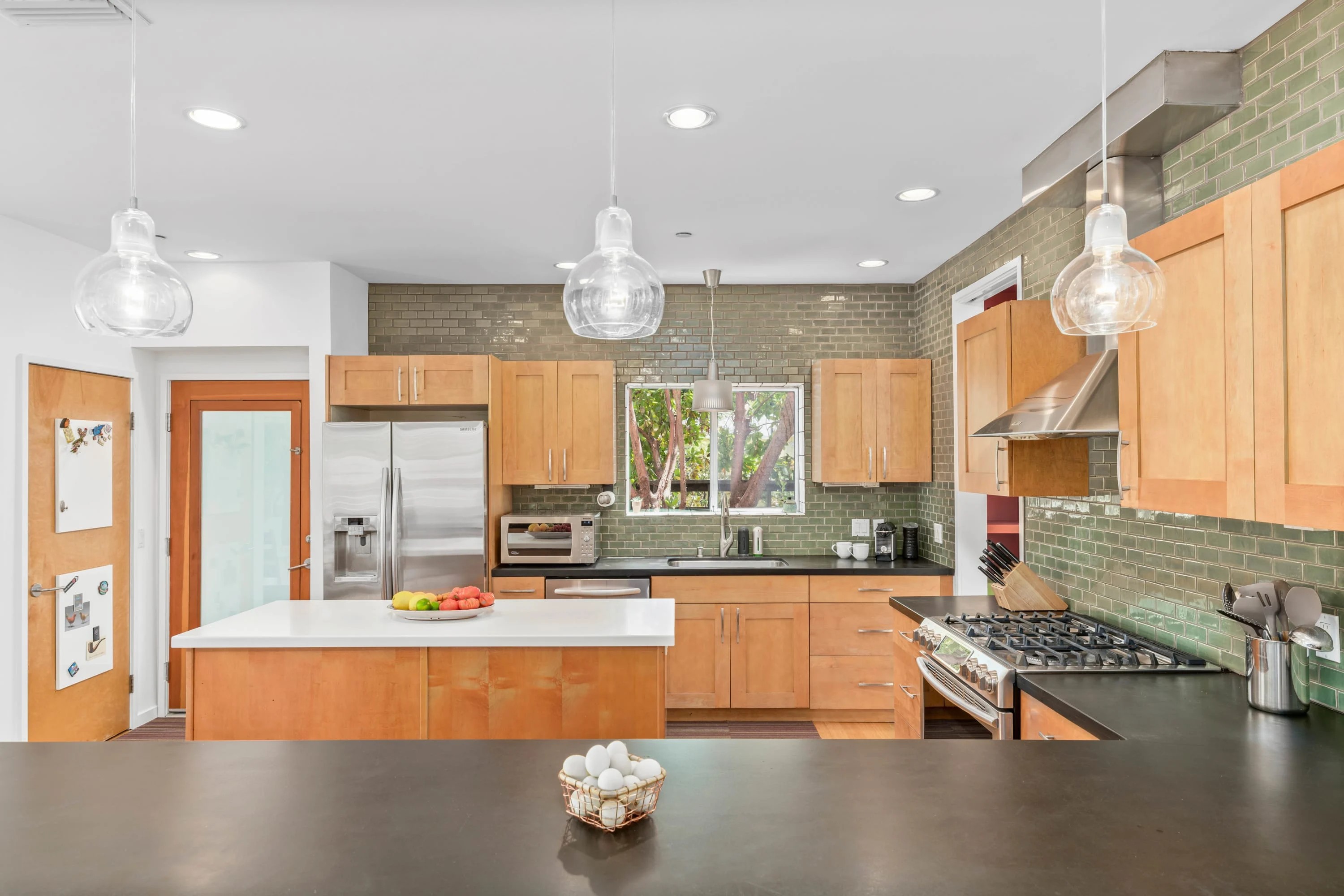 Kitchen Cabinet & Lighting Transformation before — Kitchen design