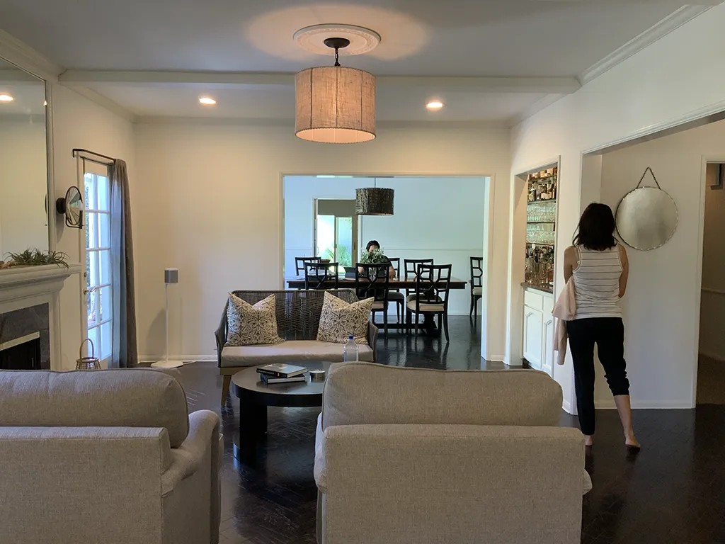 Living & Dining Room Renovation before — Living Room design