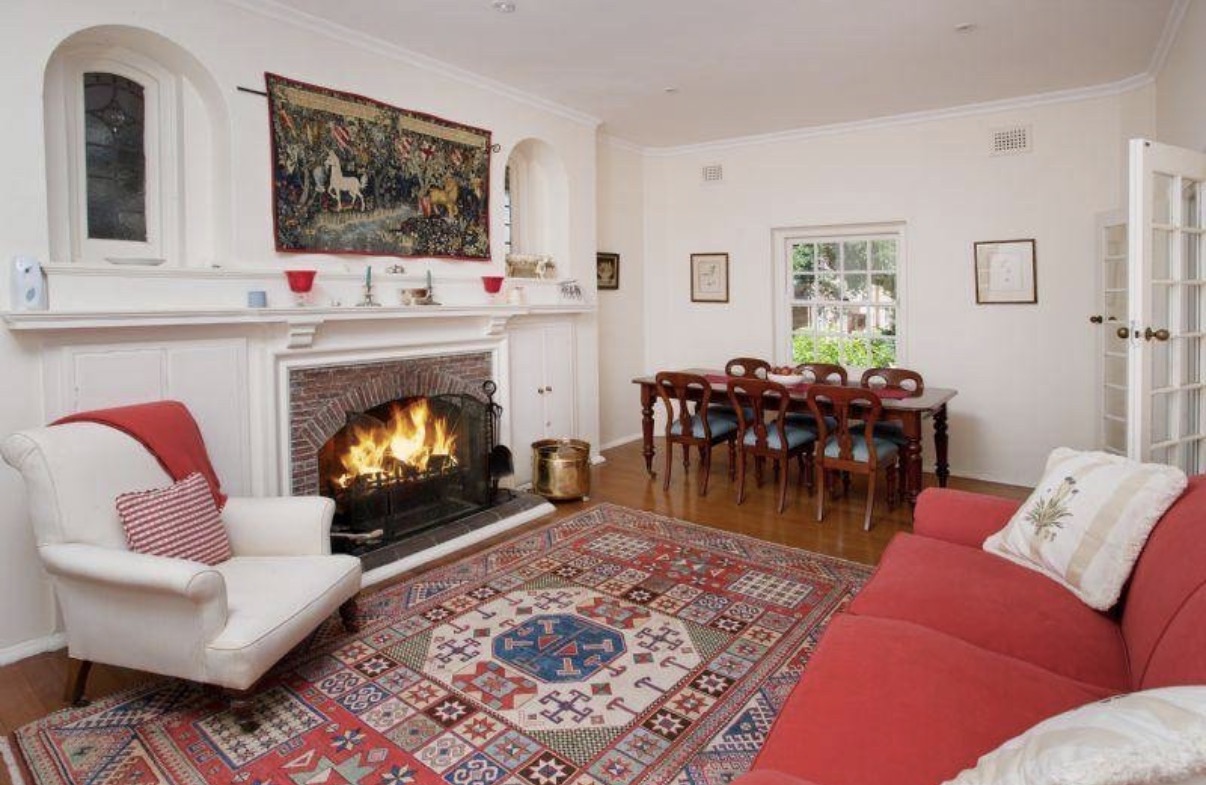 Heritage Living Room Fireplace Transformation before — Living Room design