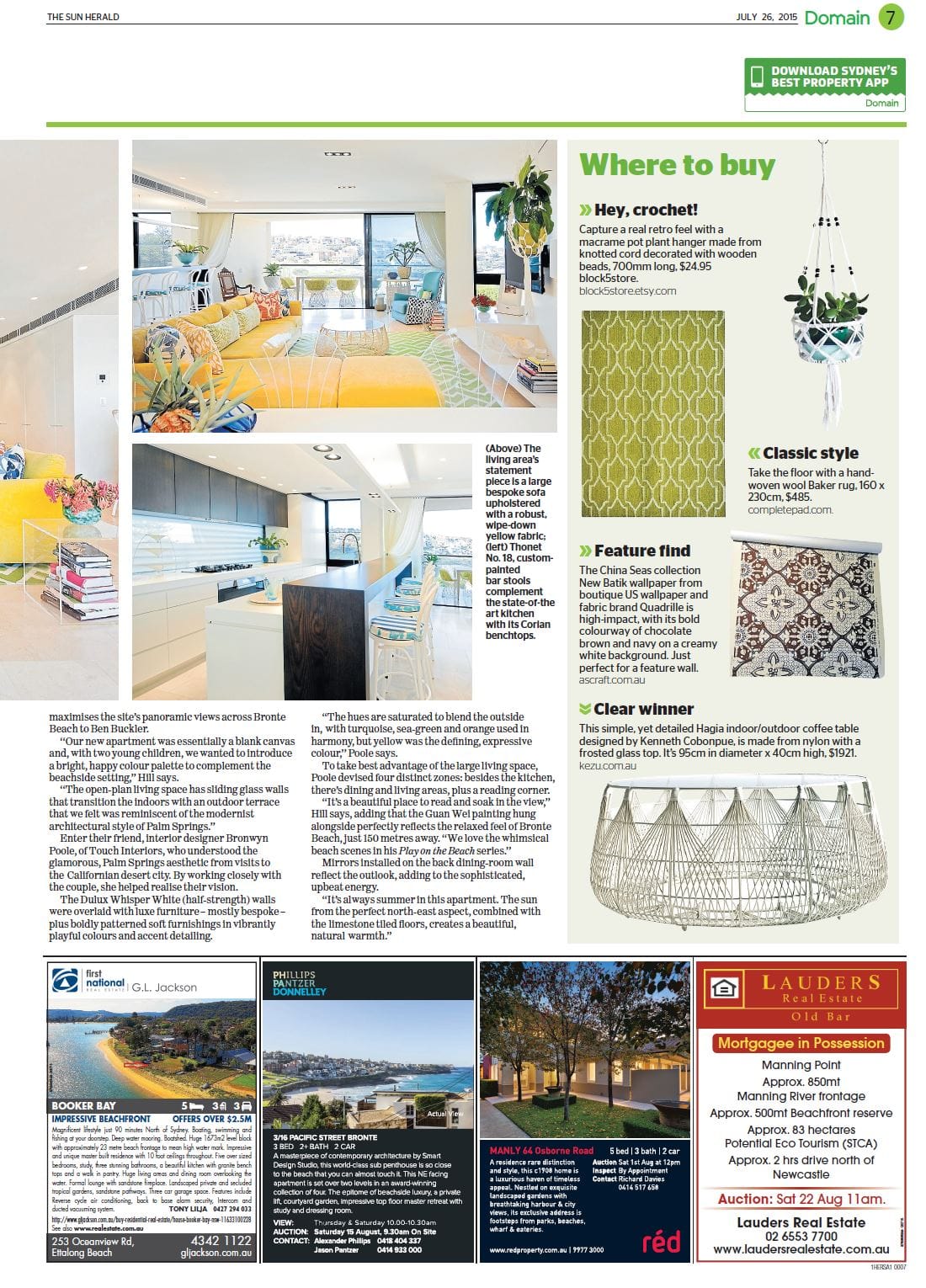 Bronte Beach Project — For Sale Coverage — 2