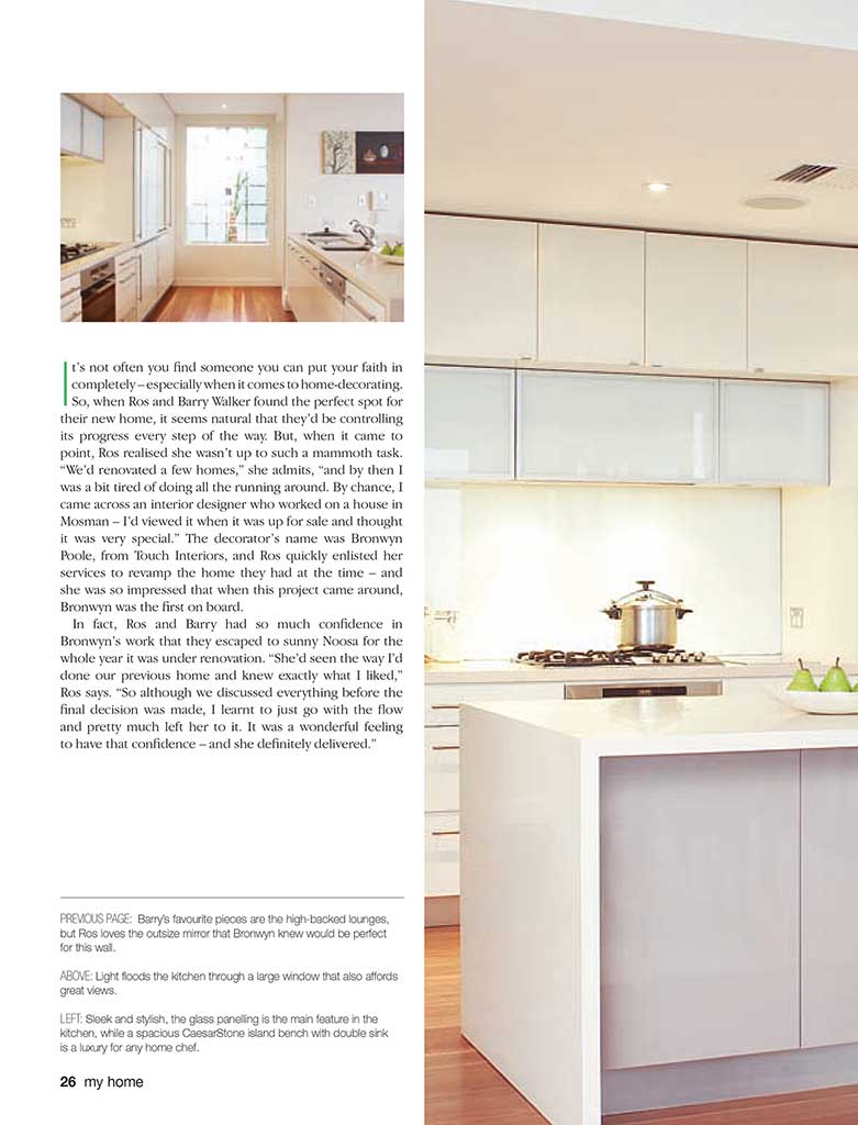 My Home Magazine — Moruben Road & Balmoral Projects