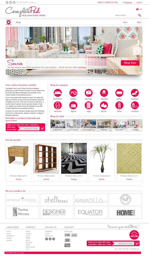Complete Pad — Online Furniture & Homewares