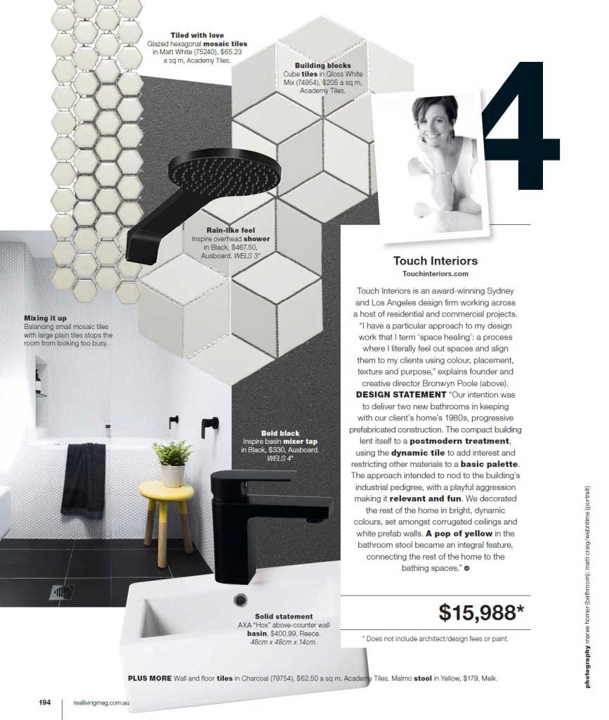 Real Living Magazine — Yeo Street Project