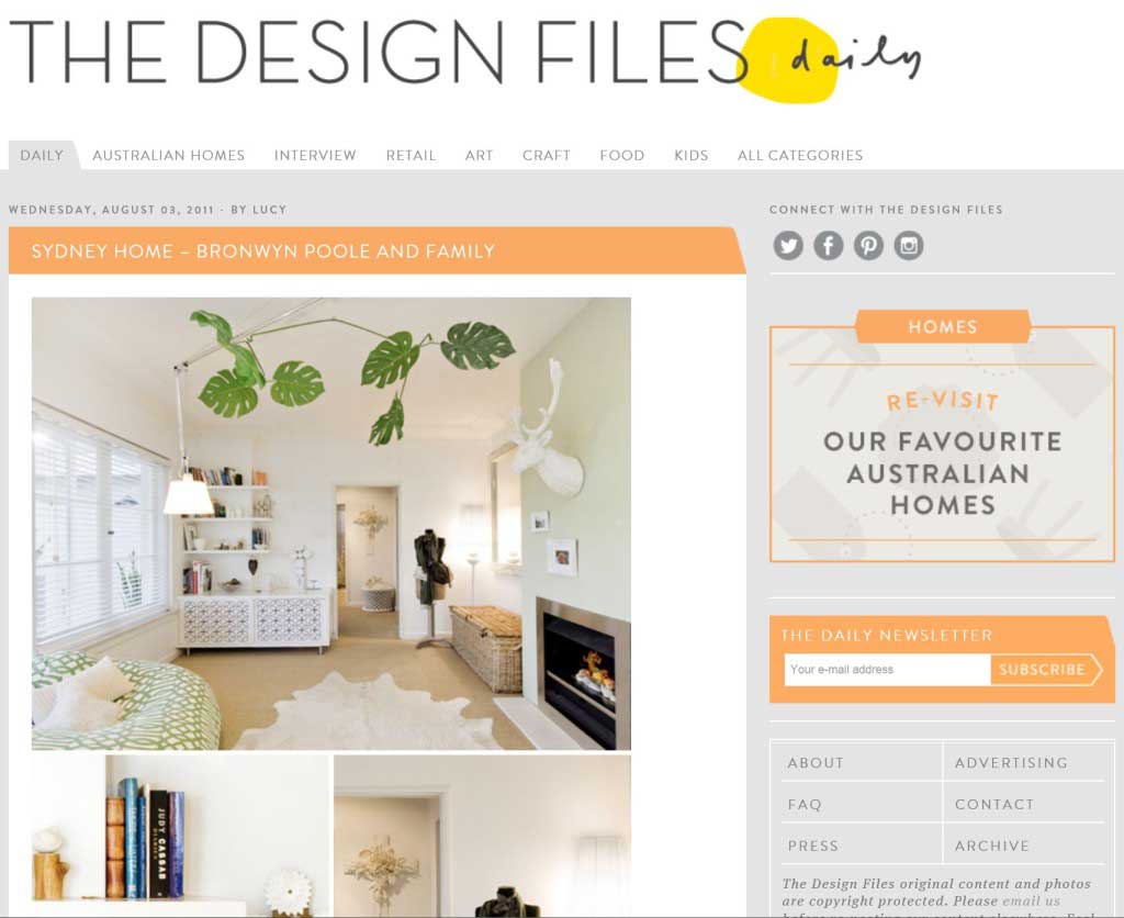 The Design Files — Family Home Feature