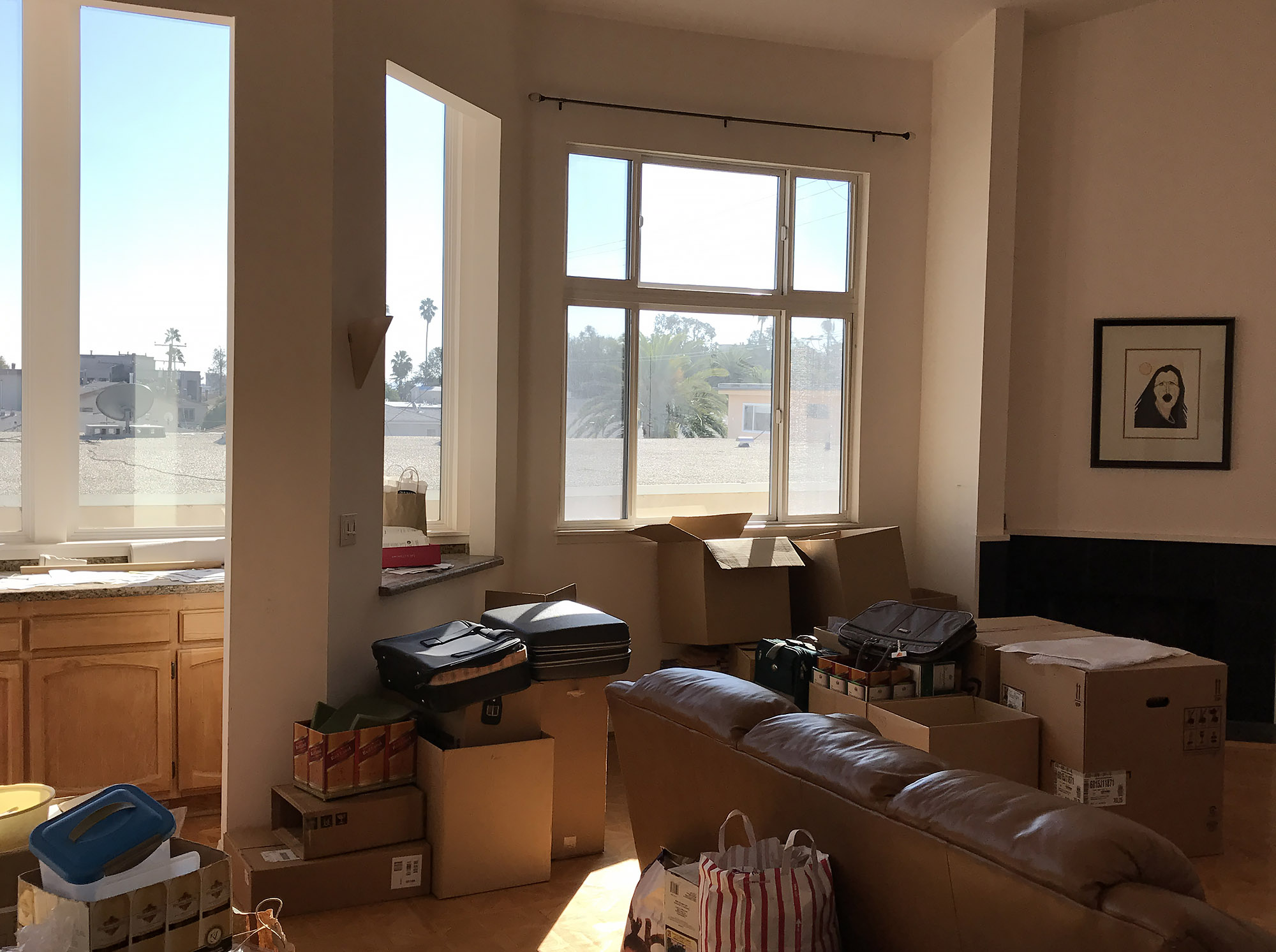 Open Plan Living Room Transformation before — Living Room design